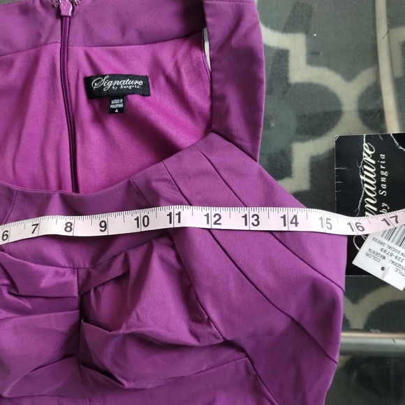 New with tags, Purple Cocktail Dress - Picture 6 of 8